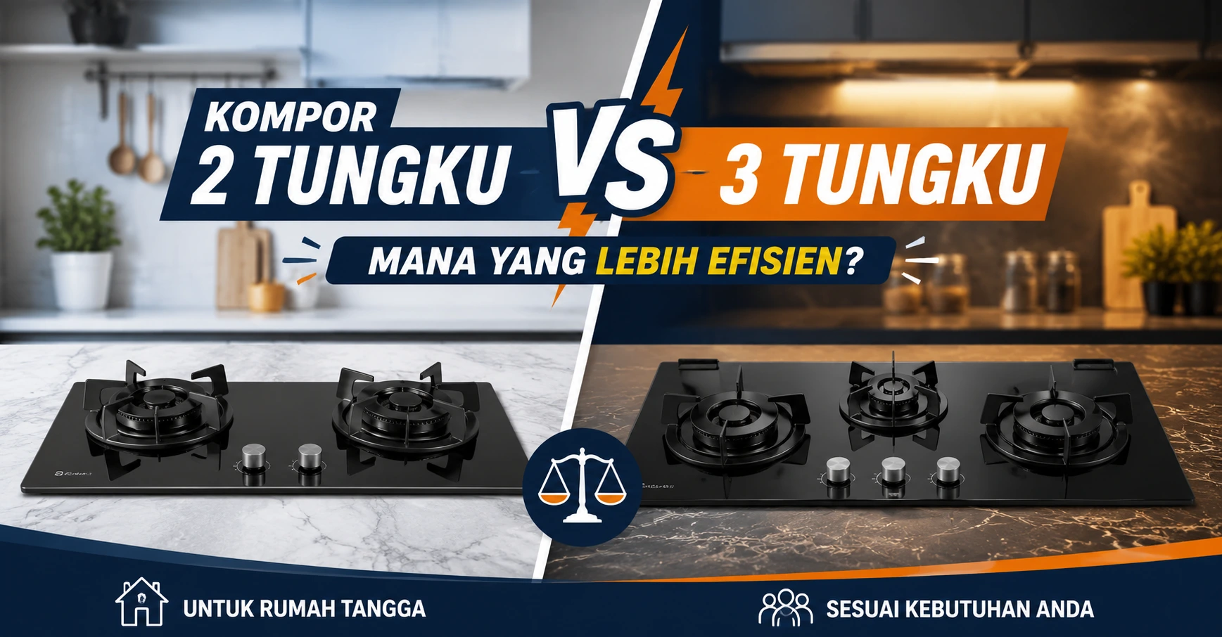 kompor 2 tungku 3 tungku